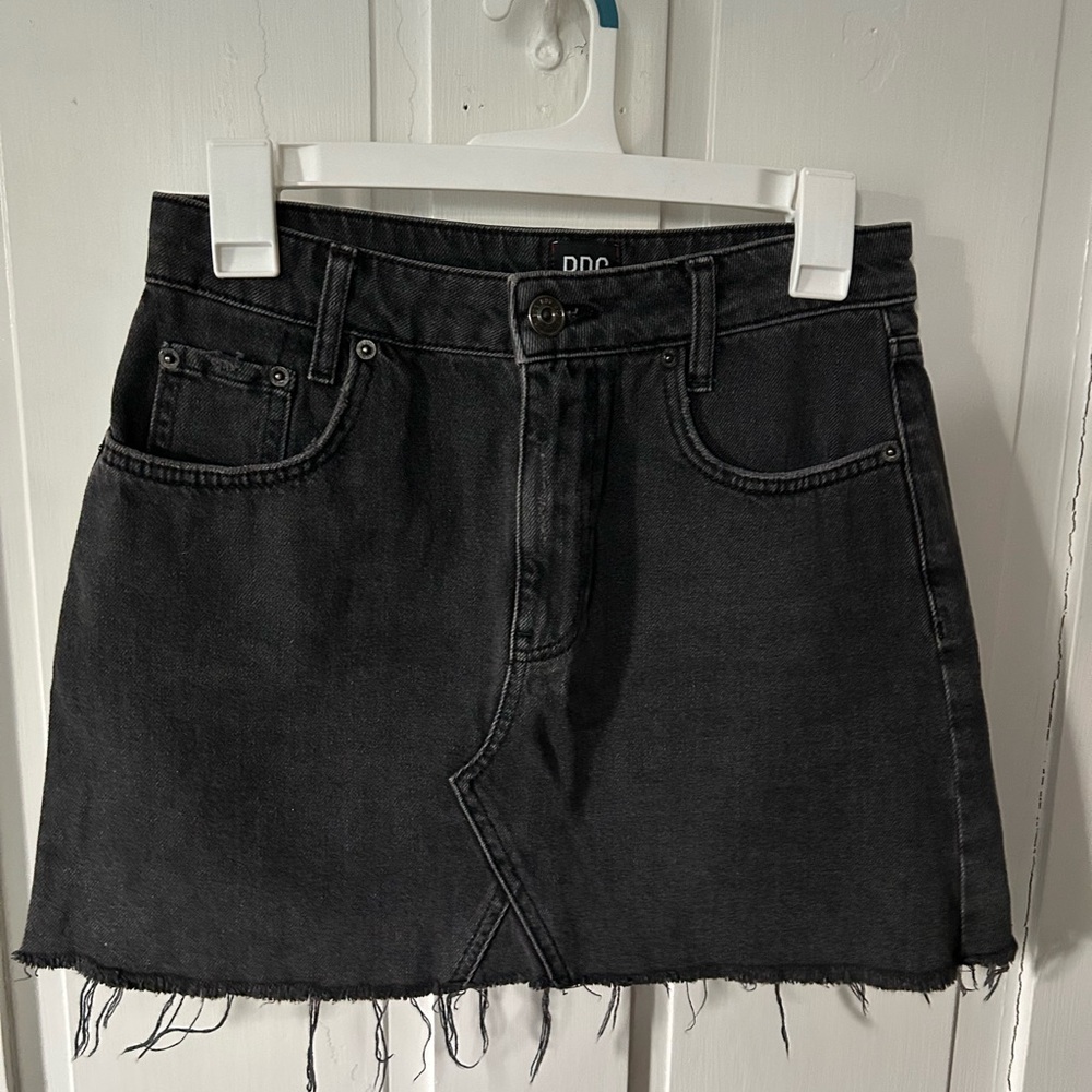 BDG Black A-Line Mini Skirt